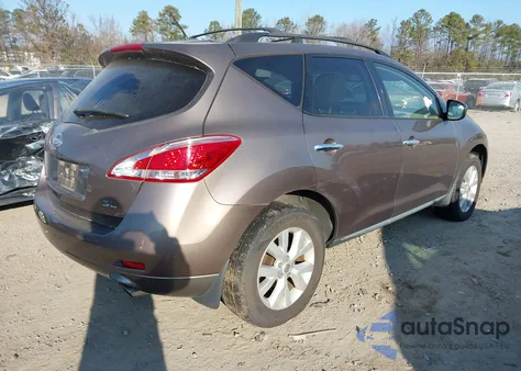 2012 Nissan Murano Sl z USA, uszkodzony, nr VIN JN8AZ1MU3CW111029